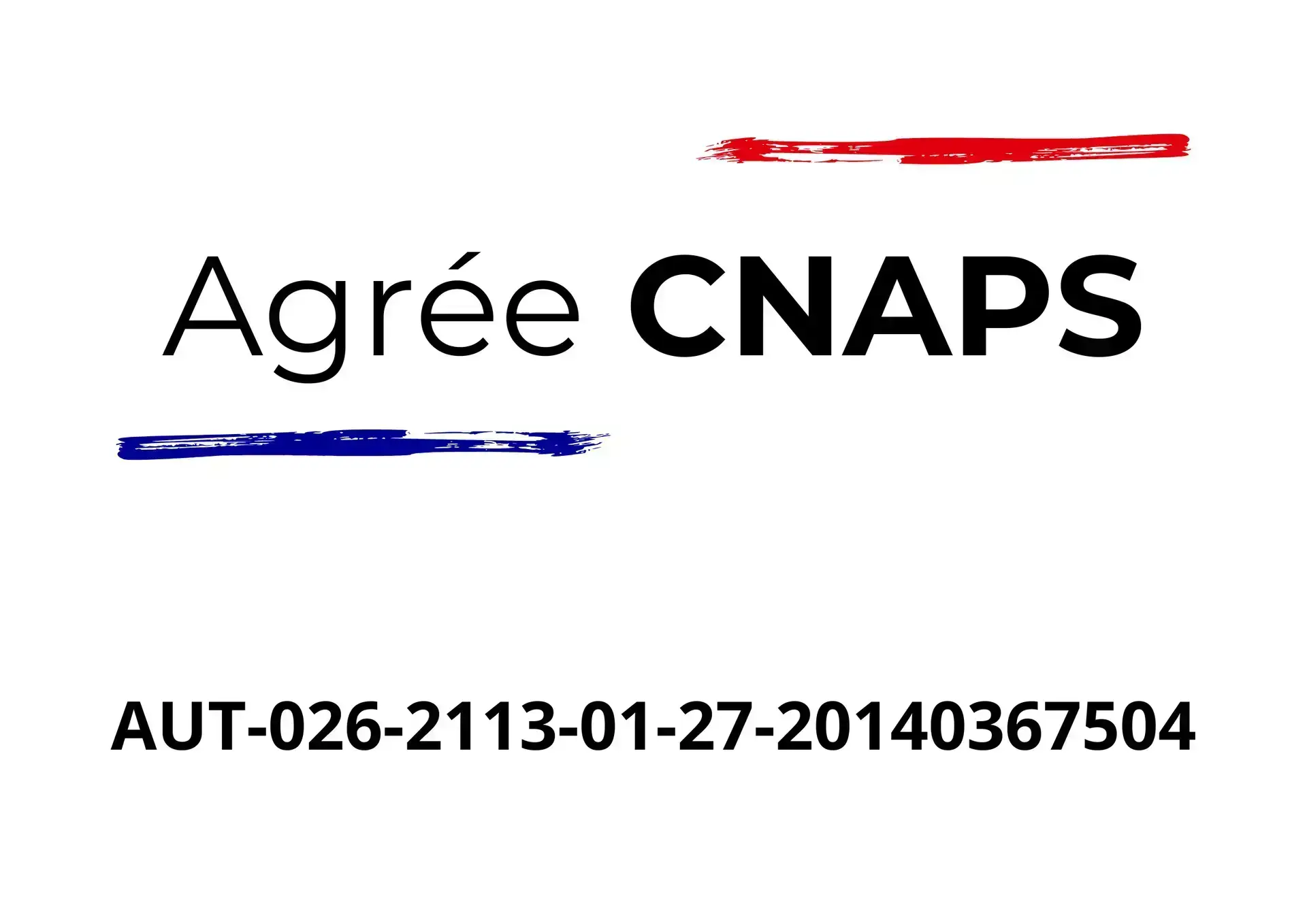 Agrément CNAPS – SAS 26, société de sécurité privée autorisée en Drôme, Ardèche et Île-de-France.
